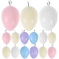 thumbnail image 1 of Raindrops 30Pcs Wood Bead Pendant Easter Theme Assorted Color Egg Shape Beads for DIY Decor Crafts, 1 of 8
