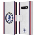 thumbnail image 1 of Head Case Designs Officially Licensed Chelsea Football Club 2019/20 Kit Away Leather Book Wallet Case Cover Compatible with Samsung Galaxy S10, 1 of 6