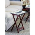 thumbnail image 5 of Cape Craftsmen Rustic Lodge Classic TV Dinner Folding Trays with Storage Rack Set of 4, 5 of 5