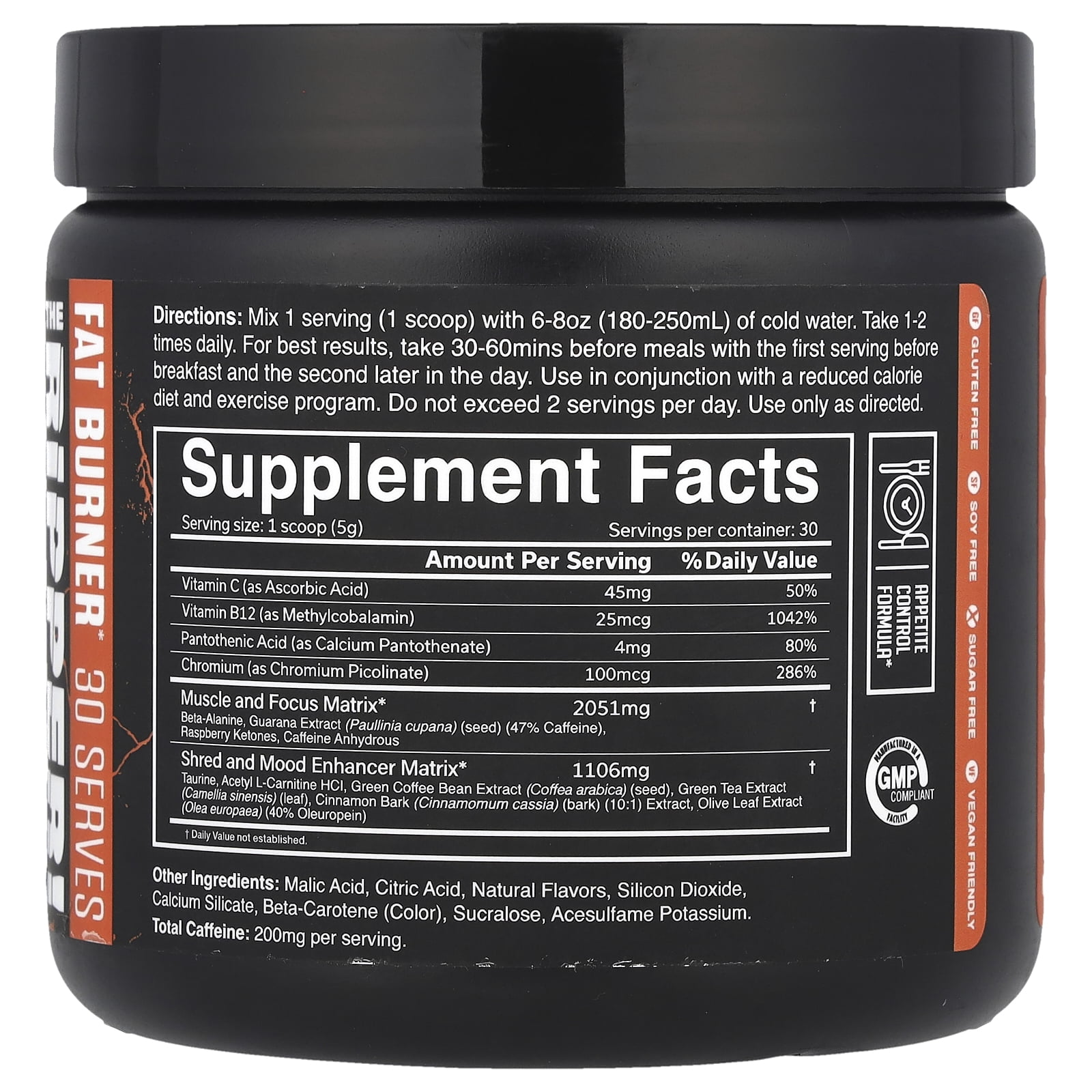 JNX Sports The Ripper!, Fat Burner, Peach Mango, 5.3 oz (150 g)