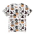 thumbnail image 4 of CAICJ98 Halloween Shirts Toddler Boy Girl Pumpkin Ghost Short Sleeve Cotton Tshirt Clothes Halloween T Shirts Kids (Black,4-5 Years), 4 of 6