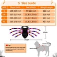 thumbnail image 2 of Pet Costume, LED Giant Spider Black Furry 1 Pack, Halloween Cosplay Prank Dress Up, Harness Back Harness for Small Medium Large Dogs Cats, Funny Trick Spooky Props for Halloween Party Decoration, 2 of 5