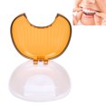 thumbnail image 3 of Estuche de retenedor de ortodoncia Caja de retenedor de contenedor de boquilla impermeable portátil ncia dental Caja(Naranja blanco) Caja de retenedor Spptty cuidado personal, 3 of 7