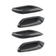thumbnail image 5 of Guardabarros de salida de aire Decoración premium Accesorios interiores duraderos Decorativos Patrón de carbono 4 piezas, 5 of 9
