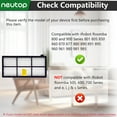thumbnail image 3 of Neutop Filters Replacement Compatible with iRobot Roomba 800 and 900 Series 801 805 850 860 870 877 880 890 891 895 960 961 980 981 985 Robot Vacuums, 15/Pack., 3 of 8