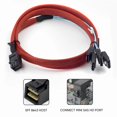 thumbnail image 3 of Cable CableCreation interno HD Mini SAS (SFF-8643) a 4X SATA, 3 of 7