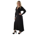 thumbnail image 3 of Women's Plus Long Sleeve Empire Maxi Dress, 3 of 6