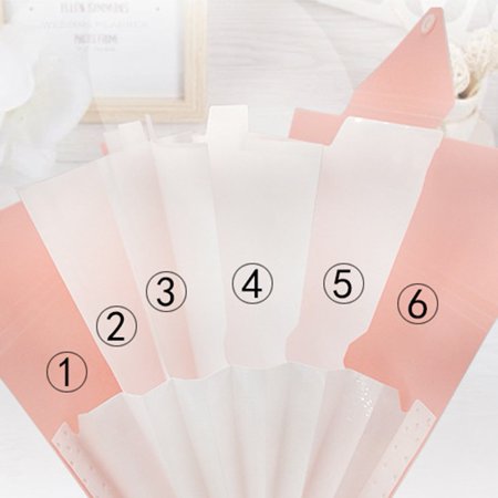 Pink A4 File Expansion Document Folder Office Plastic Folders 6