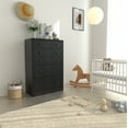thumbnail image 3 of VEIKOUS Oversized 5-Drawer Dresser, Wood Chest of Drawer Dresser for Bedroom, Black, 3 of 14