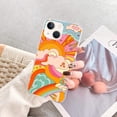 thumbnail image 2 of Retro Hippie Van Case Compatible with iPhone 14,Aesthetic Art Design TPU Bumper Cover Case, 2 of 6