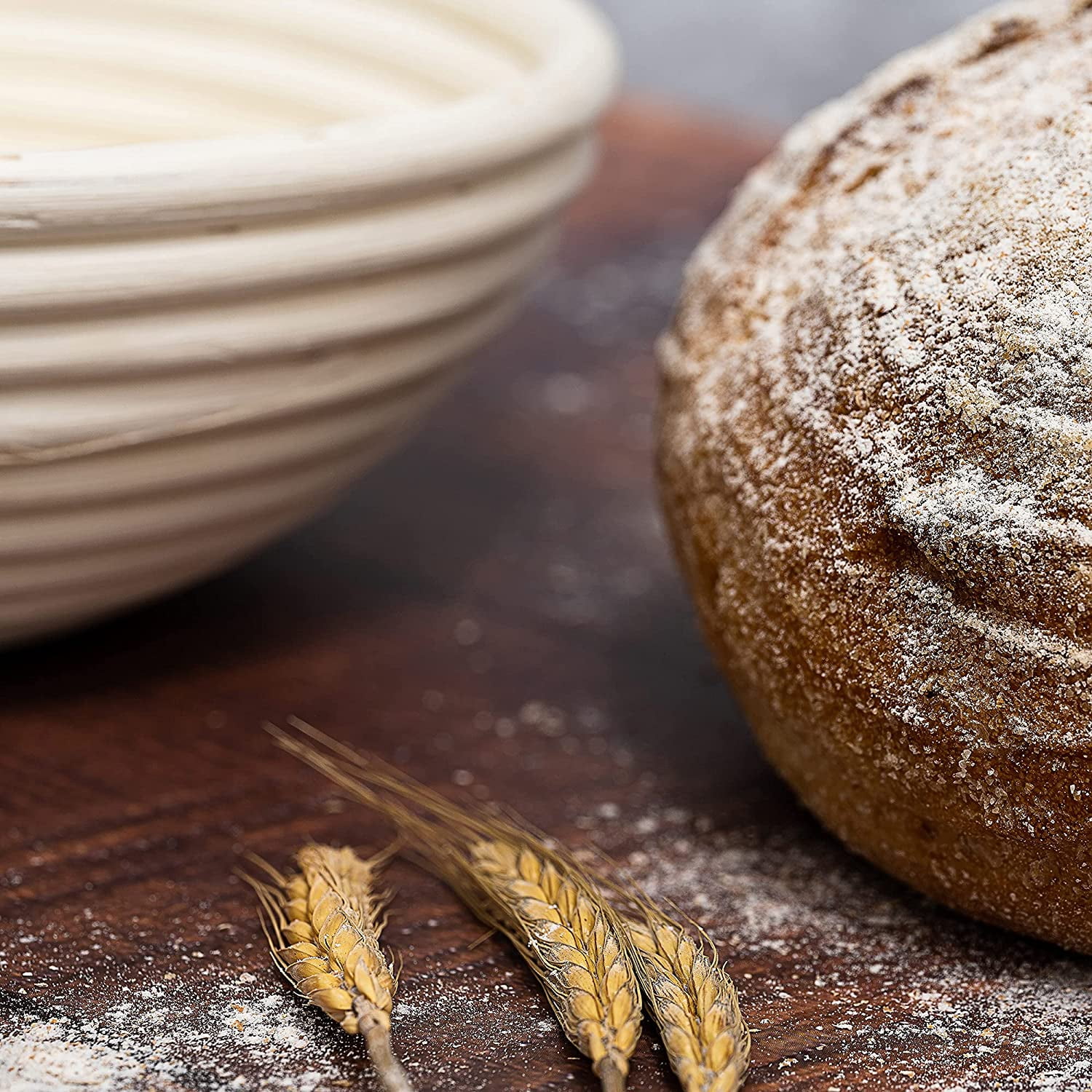 Buy Bread Proofing Basket Set (Round) Bread Proofing Baskets