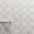 thumbnail image 6 of SAFAVIEH Cotton Kilim Kilim Damask Cotton Area Rug, Silver/Ivory, 5' x 8', 6 of 10