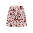 thumbnail image 5 of Garronmavis Women's Golf Skort A Line Cute Tennis Skorts Mini Casual Skirt with Short Pockets Workout Skirt Womens Animal Print Skort, Cute Pink Leopard, Size S, 5 of 7