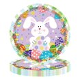 thumbnail image 3 of Easter Party Tablecloth and Disposable Paper Tableware Set, Spring Bunny Eggs Design for Holiday Celebration and Family Gathering, 3 of 6