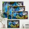 thumbnail image 4 of Designart 'Colour Spiral Fusion' Modern Framed Canvas Wall Art Print, 4 of 5