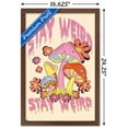 thumbnail image 3 of Stay Weird Mushrooms Wall Poster, 14.725" x 22.375", Framed, 3 of 3