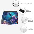 thumbnail image 6 of Daiia Underwater Turtle Dolphin Octopus Men's Underwear Boxer Briefs, Cotton Stretch Moisture-Wicking Underwear-X-Large, 6 of 9