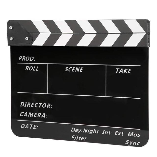 Claqueta De Cine, Director De Cine Clappers, No Es Fácil De Romper Imanes Incorporados De Claqueta Para Juegos De Rol Edición Producción De Video Rollos