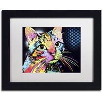 Trademark Fine Art "Catillac New" Canvas Art by Dean Russo, White Matte, Black Frame