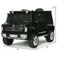 thumbnail image 2 of Costway Mercedes-Benz Unimog Ride On Car 12V Off Road SUV Truck w/ Remote Control Black, 2 of 12