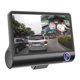 thumbnail image 4 of Cámara de vídeo 1080P para salpicadero de coche, grabadora de conducción, cámara de trasera, sensor G, ángel de 170 grados de ancho Cola DVR para coche con doble lente, 4 of 8