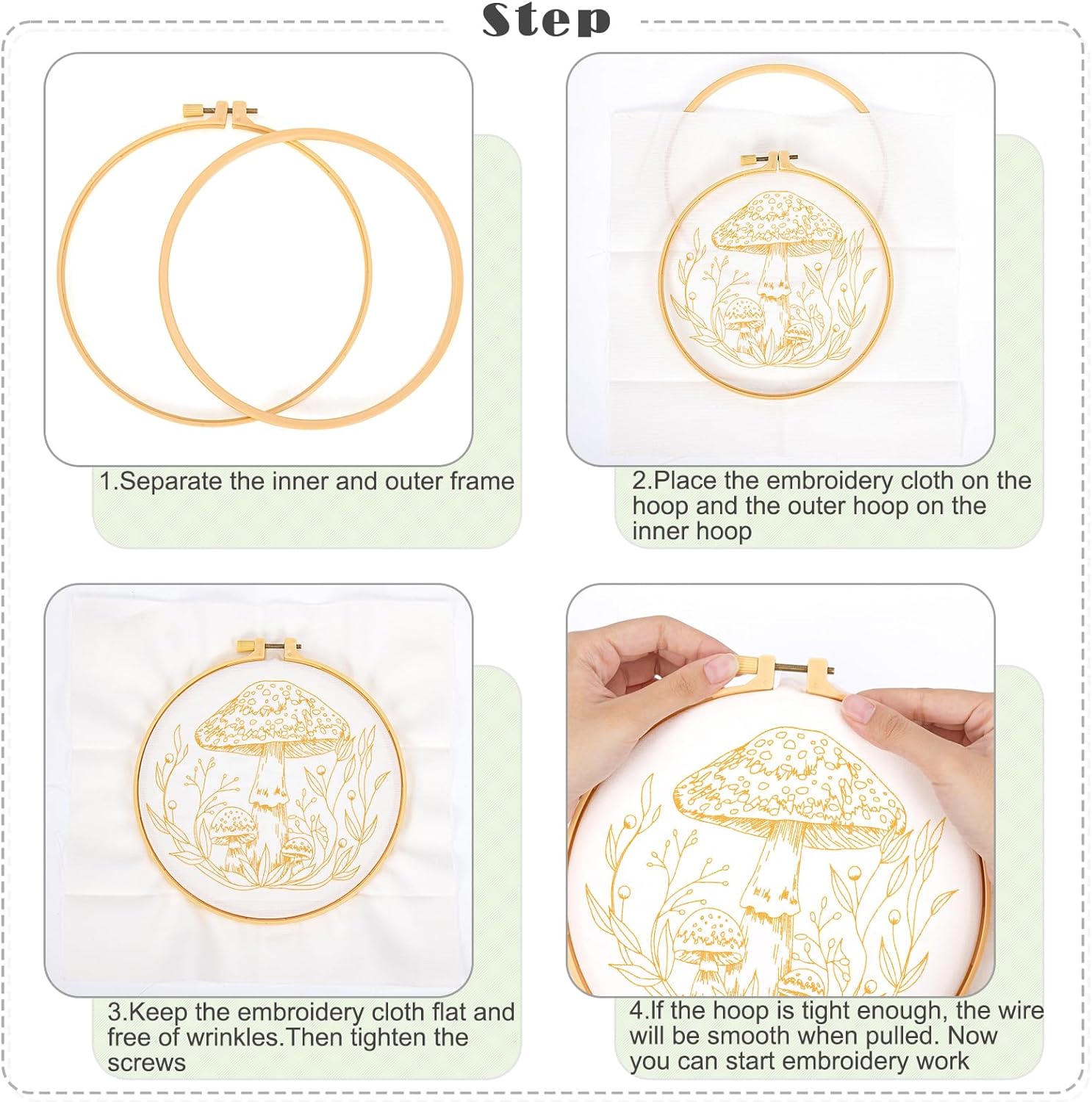Vetpw 3-Pack Embroidery Kit for Beginners photo 7