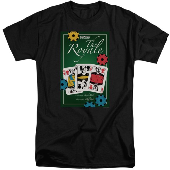 Star Trek Tng Season 2 Episode 12 Adult Tall T-Shirt 18/1 T-Shirt Black