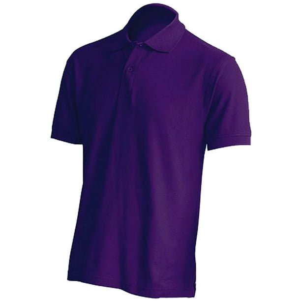 Basico (Purple) Polo Collared Shirts For Women 100% Cotton Short