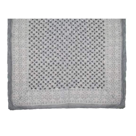 KOUBOO Unique Home Decor Cotton Quilt and Bed Spread, Gray