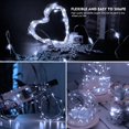 thumbnail image 2 of Guirnalda de luces LED AIKEI, paquete de 100, que funcionan con pilas de 7 pies, 2 of 6