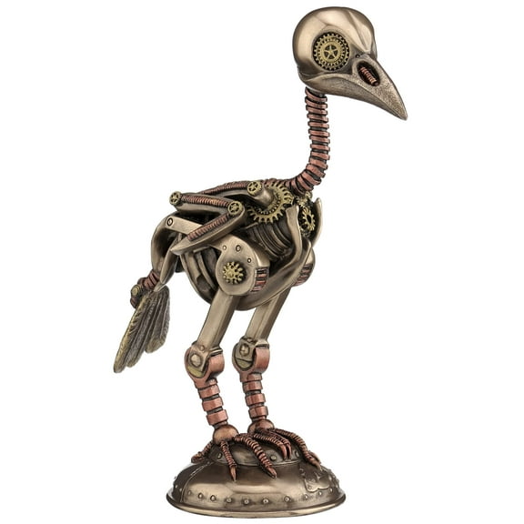 Unicorn Studios WU76846A4 Steampunk Crow Skeleton Antique - Bronze
