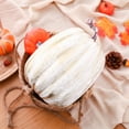 thumbnail image 5 of 8 Inch Large Artificial Pumpkins Decor Foam Fake Decorative Pumpkins for Halloween Autumn Harvest Home Decorations, 5 of 7