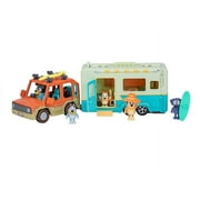 Bluey Family Trip Caravan Adventures Playset