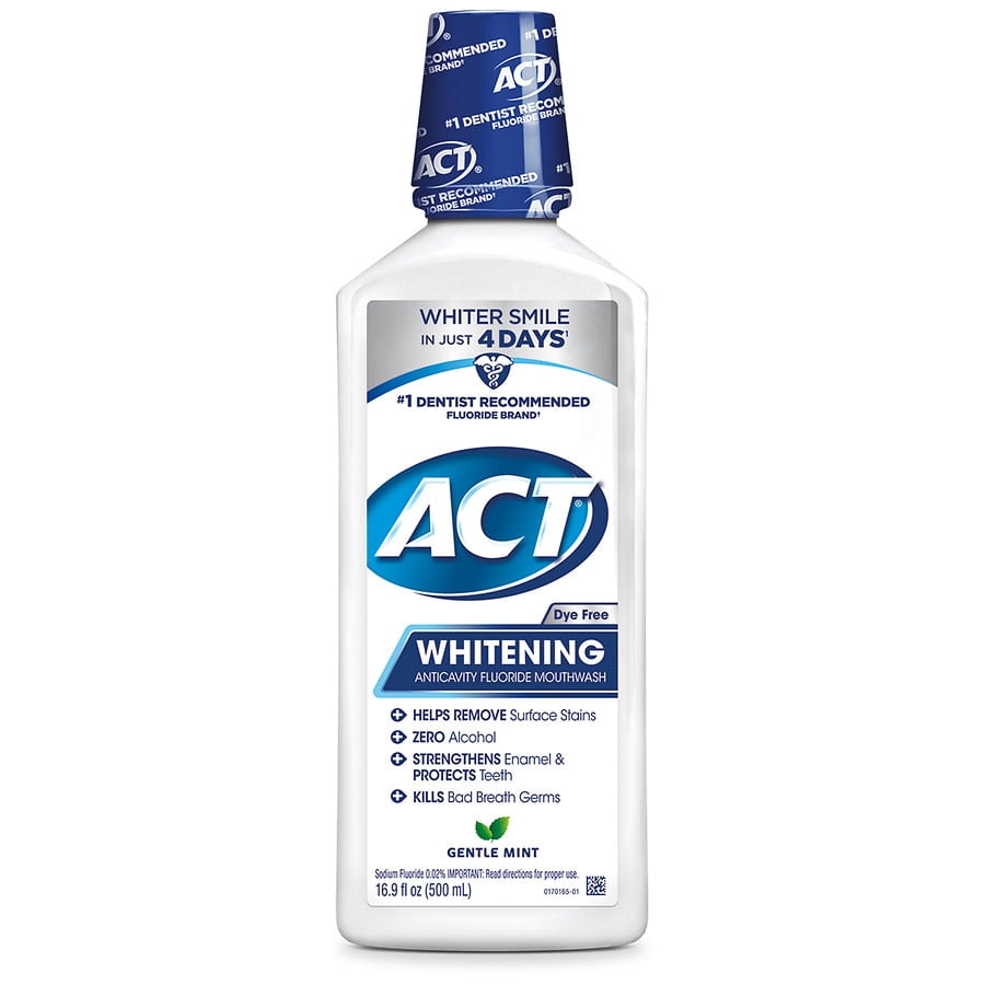 Buy ACT Whitening Anticavity Mouthwash Gentle Mint Online at Lowest
