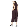 thumbnail image 2 of MICHAEL KORS Womens Black Printed Sleeveless Straight leg Jumpsuit Size: 10, 2 of 4