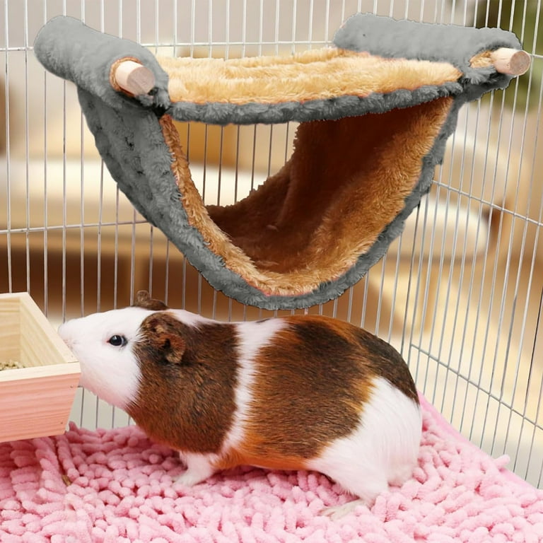 Guinea Pig Bed Hamster Bed Sleeping Bag Cave Nest Cushion Soft Warm