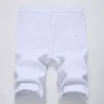 thumbnail image 4 of Pantalones Cortos De Mezclilla Ajustados Elásticos Con Crema, 4 of 7