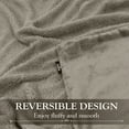 thumbnail image 2 of Catalonia Super Soft Sherpa Throw Blanket 50" x 60" Reversible Match Color Fuzzy Micro Plush All Season Fleece TV Blanke, 2 of 7