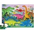 thumbnail image 2 of Crocodile Creek 36-Piece Jigsaw Floor Puzzle - Fun Floor Puzzles for Kids Ages 3-5 - Heavy-Duty Shaped Box for Storage - Dino Land - 27" W x 20" H Finished, 2 of 6