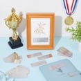 thumbnail image 2 of 40Pcs Name Plates Engraved Blank Plate Stainless Steel Name Tag Rectangle Frame Names Label Art Tag, 2 of 5