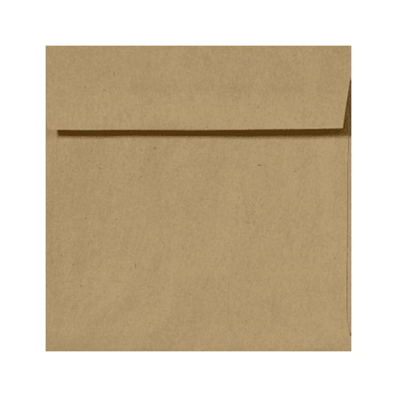 LUXPaper Square Invitation Envelopes, 5 1/4 x 5 1/4, Grocery Bag Brown, 1000 Pack