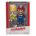 thumbnail image 2 of Super Mario Nintendo 4" JAKKS Gold Collector Series Action Figure - Star Power Mario with Super Star and Question Block, 2 of 4