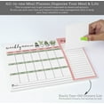 thumbnail image 2 of Inkdotpot Weekly Meal Planner Notepad 7"x10 , "Weekly Menu" Magnetic Meal Planning Pad with Tear Off Grocery Shopping List for Fridge- Kitchen & Home - 54 Sheets -7P, 2 of 5