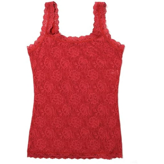 hanky panky, Signature Lace Classic Camisole (US, Alpha, Medium, Regular, Regular, Burnt Sienna (red))