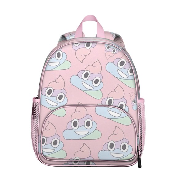 Sac à Dos Dessin Animé pour Étudiants avec Lune, Étoiles et Imprimé Galaxie - Amusant, Coloré, Bretelles Réglables Confortables