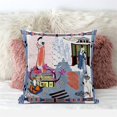 thumbnail image 3 of Amrita Sen Designs CAPL994BrCDS-ZP-26x26 26 x 26 in. Empress Hall Broadcloth Indoor & Outdoor Zippered Pillow - White, Orange & Blue, 3 of 5