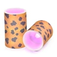 thumbnail image 2 of Leopard Print Pattern Flameless Candles&nbsp;LED Lights Battery Operated Candles with Remote and Timers Flicker Lights Votive Set of 2, 2 of 7