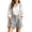 #02 Gray 【Mix, Match & Rotate: Stock Up on Your Favorite Colors】, variant on Women's Soft Fabric Regular Fit Romper Shorts, Elastic Waistband Flattering Silhouette, Functional Side Pockets Detachable Shoulder Straps, Summer Beachwear Daily Casual Travel Look, One | Velmuse