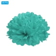thumbnail image 3 of Uxcell Tissue Pom Poms Flowers Paper Flower Ball for Party Backdrop Decoration Turquoise 6", 3 of 7