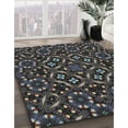 thumbnail image 3 of Ahgly Company Machine Washable Indoor Rectangle Transitional Grey Gray Area Rugs, 5' x 8', 3 of 7
